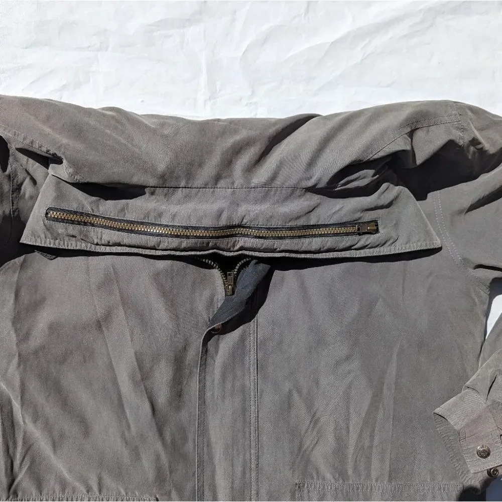 Vintage Mens Green Weatherman Jacket with  Zip Out Layer - Size 40 - Picture 5 of 11